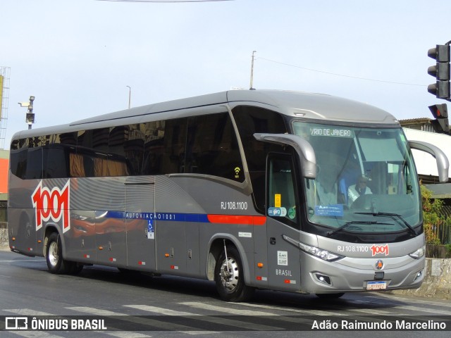 Auto Viação 1001 RJ 108.1100 na cidade de Belo Horizonte, Minas Gerais, Brasil, por Adão Raimundo Marcelino. ID da foto: 10359063.