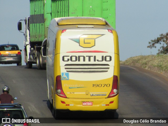 Empresa Gontijo de Transportes 19070 na cidade de Belo Horizonte, Minas Gerais, Brasil, por Douglas Célio Brandao. ID da foto: 10359992.