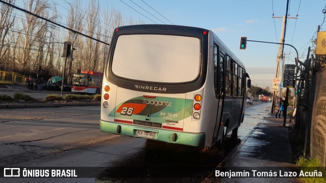Flota Talagante 26 na cidade de Maipú, Santiago, Metropolitana de Santiago, Chile, por Benjamín Tomás Lazo Acuña. Número da foto: #10361701.