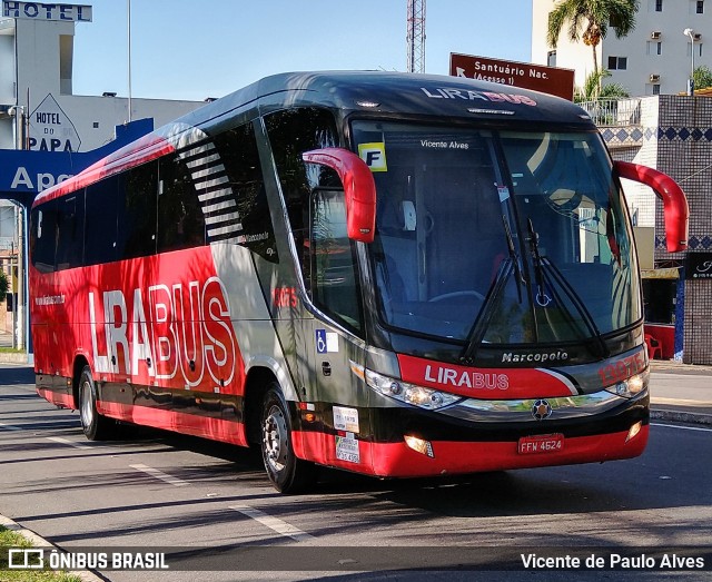 Lirabus 13075 na cidade de Aparecida, São Paulo, Brasil, por Vicente de Paulo Alves. Número da foto: #10360212.