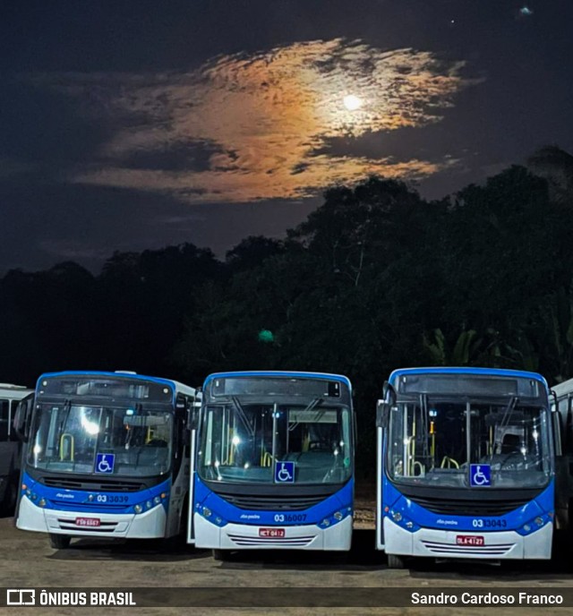 Viação São Pedro 0316007 na cidade de Manaus, Amazonas, Brasil, por Sandro Cardoso Franco . Número da foto: #10359737.