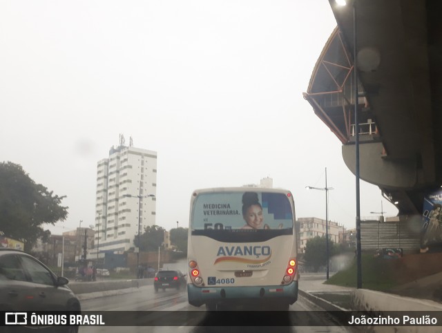 Avanço Transportes 4080 na cidade de Salvador, Bahia, Brasil, por Joãozinho Paulão. Número da foto: #10361066.