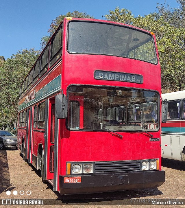 Viação Caprioli 5501 na cidade de Campinas, São Paulo, Brasil, por Marcio Oliveira. Número da foto: #10360192.
