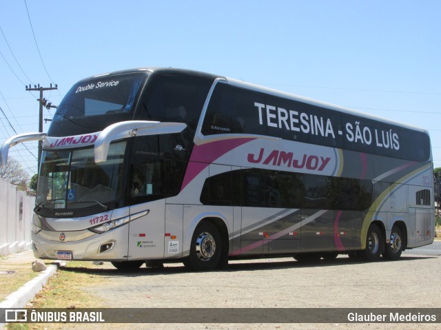 Viação Jam Joy 11722 na cidade de Teresina, Piauí, Brasil, por Glauber Medeiros. Número da foto: #10361668.