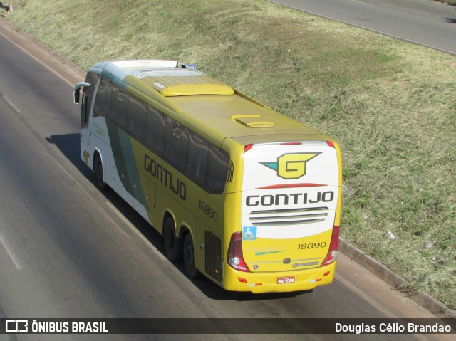 Empresa Gontijo de Transportes 18890 na cidade de Belo Horizonte, Minas Gerais, Brasil, por Douglas Célio Brandao. ID da foto: 10360016.