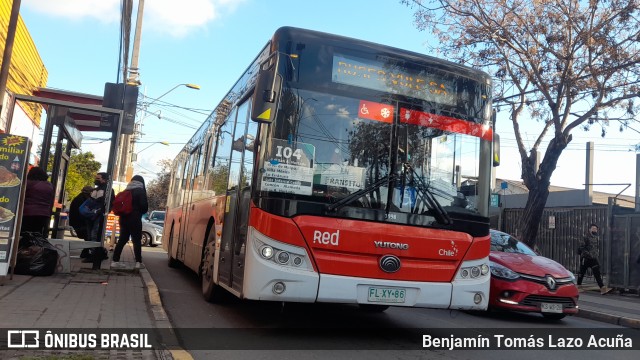 Buses Vule 1998 na cidade de Maipú, Santiago, Metropolitana de Santiago, Chile, por Benjamín Tomás Lazo Acuña. Número da foto: #10361890.