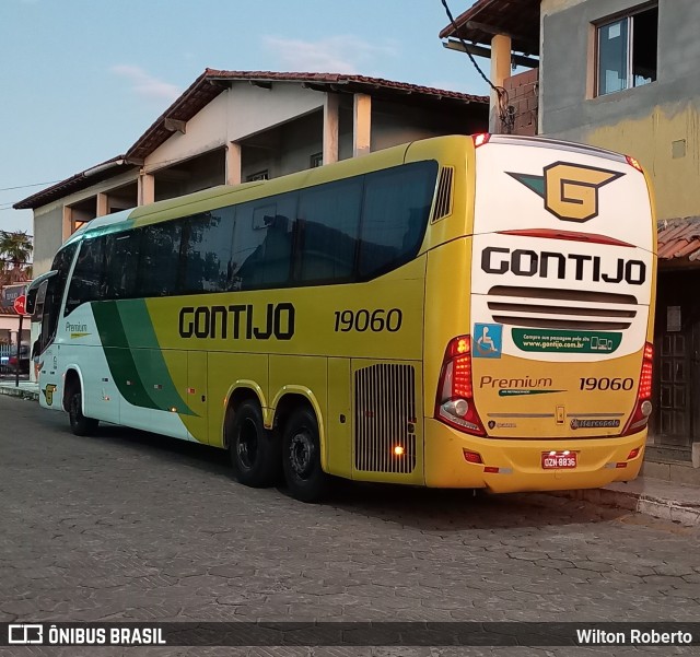 Empresa Gontijo de Transportes 19060 na cidade de Conceição da Barra, Espírito Santo, Brasil, por Wilton Roberto. Número da foto: #10360724.