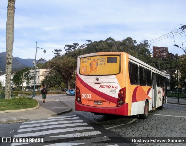 Petro Ita Transportes Coletivos de Passageiros 2003 na cidade de Petrópolis, Rio de Janeiro, Brasil, por Gustavo Esteves Saurine. Número da foto: #10361687.