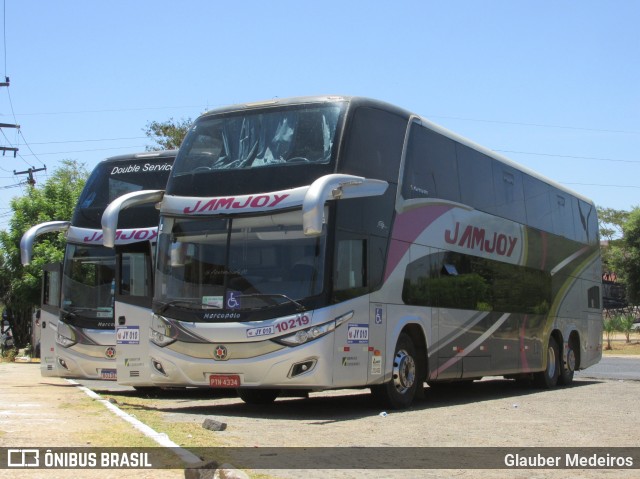 Viação Jam Joy 10219 na cidade de Teresina, Piauí, Brasil, por Glauber Medeiros. Número da foto: #10361650.