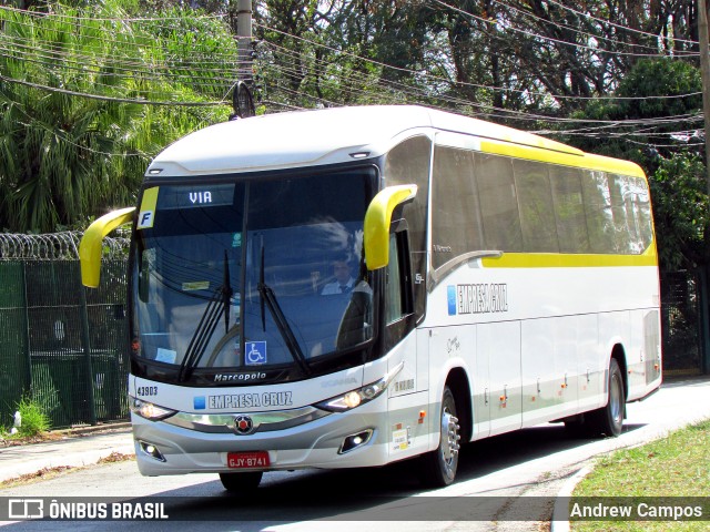 Empresa Cruz 43903 na cidade de São Paulo, São Paulo, Brasil, por Andrew Campos. ID da foto: 10360660.