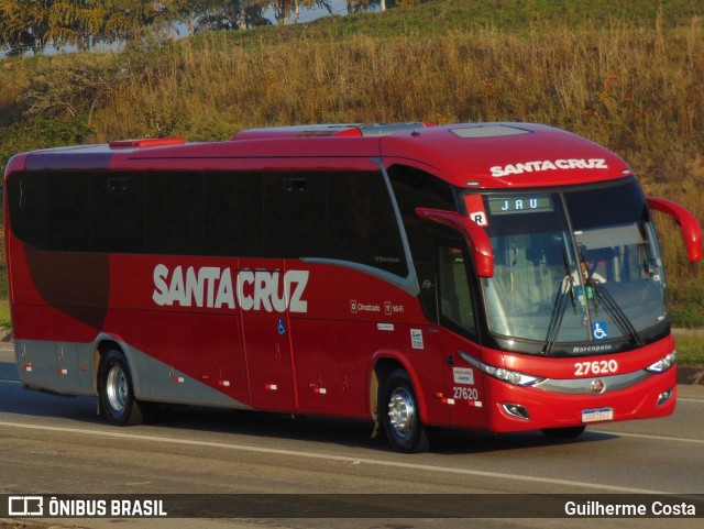 Viação Santa Cruz 27620 na cidade de Sorocaba, São Paulo, Brasil, por Guilherme Costa. ID da foto: 10361654.