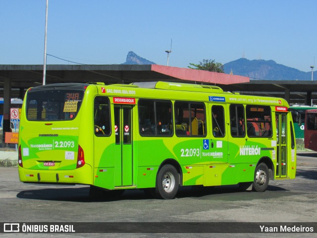 Santo Antônio Transportes Niterói 2.2.093 na cidade de Niterói, Rio de Janeiro, Brasil, por Yaan Medeiros. Número da foto: #10361711.
