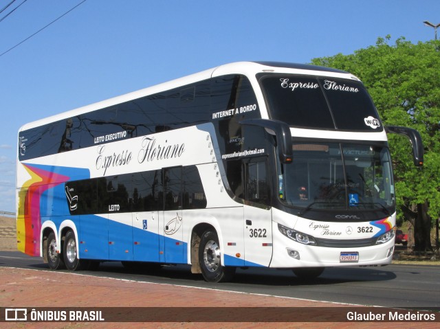 Expresso Floriano 3622 na cidade de Teresina, Piauí, Brasil, por Glauber Medeiros. ID da foto: 10361704.