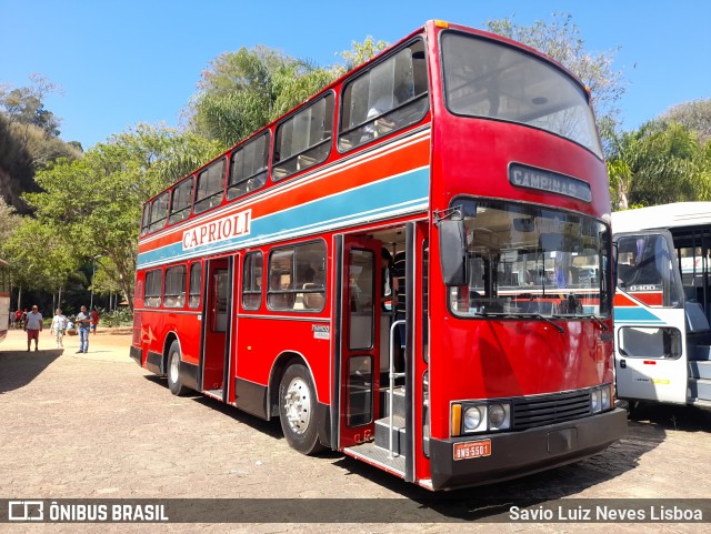 Viação Caprioli 5501 na cidade de Campinas, São Paulo, Brasil, por Savio Luiz Neves Lisboa. Número da foto: #10359079.