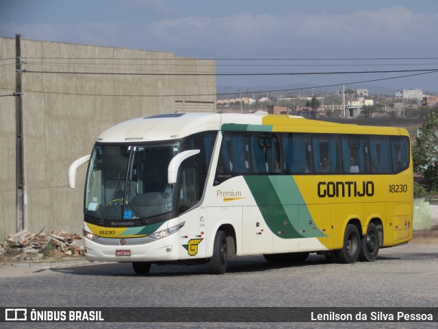 Empresa Gontijo de Transportes 18230 na cidade de Caruaru, Pernambuco, Brasil, por Lenilson da Silva Pessoa. ID da foto: 10363015.