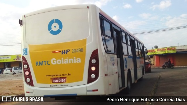 HP Transportes Coletivos 20498 na cidade de Aparecida de Goiânia, Goiás, Brasil, por Pedro Henrique Eufrasio Correia Dias. Número da foto: #10362643.
