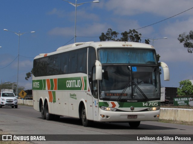 Empresa Gontijo de Transportes 14705 na cidade de Caruaru, Pernambuco, Brasil, por Lenilson da Silva Pessoa. ID da foto: 10363237.