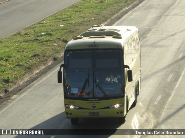 Viação Itapemirim 5853 na cidade de Belo Horizonte, Minas Gerais, Brasil, por Douglas Célio Brandao. ID da foto: 10363081.