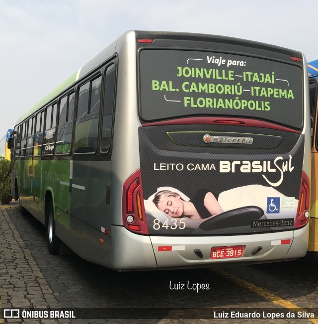 Viação Garcia 8435 na cidade de Londrina, Paraná, Brasil, por Luiz Eduardo Lopes da Silva. Número da foto: #10362134.