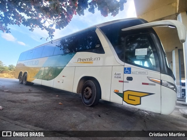 Empresa Gontijo de Transportes 19225 na cidade de Montes Claros, Minas Gerais, Brasil, por Cristiano Martins. Número da foto: #10362191.