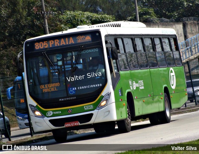 Tijuquinha - Auto Viação Tijuca C50106 na cidade de Rio de Janeiro, Rio de Janeiro, Brasil, por Valter Silva. ID da foto: 10362781.