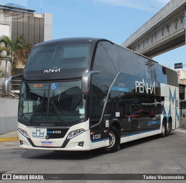 Empresa de Ônibus Nossa Senhora da Penha 61230 na cidade de Rio de Janeiro, Rio de Janeiro, Brasil, por Tadeu Vasconcelos. ID da foto: 10362686.