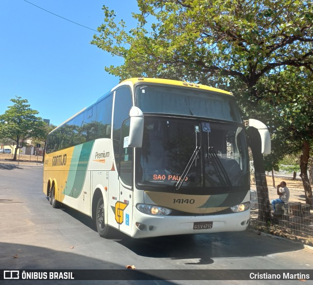 Empresa Gontijo de Transportes 14140 na cidade de Montes Claros, Minas Gerais, Brasil, por Cristiano Martins. ID da foto: 10362180.