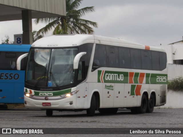 Empresa Gontijo de Transportes 21325 na cidade de Caruaru, Pernambuco, Brasil, por Lenilson da Silva Pessoa. ID da foto: 10363111.