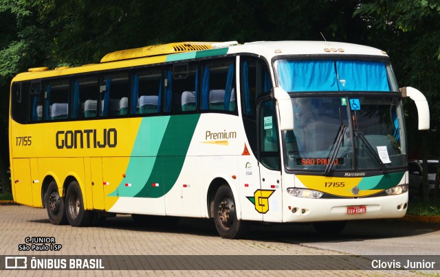 Empresa Gontijo de Transportes 17155 na cidade de São Paulo, São Paulo, Brasil, por Clovis Junior. ID da foto: 10363836.