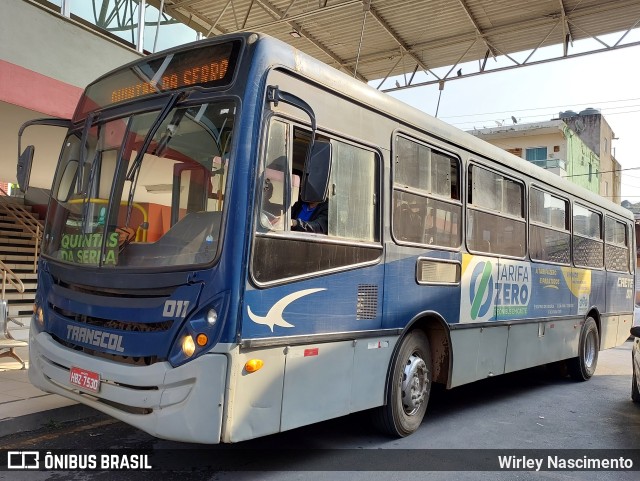 Transcol Caeté 011 na cidade de Caeté, Minas Gerais, Brasil, por Wirley Nascimento. Número da foto: #10364022.