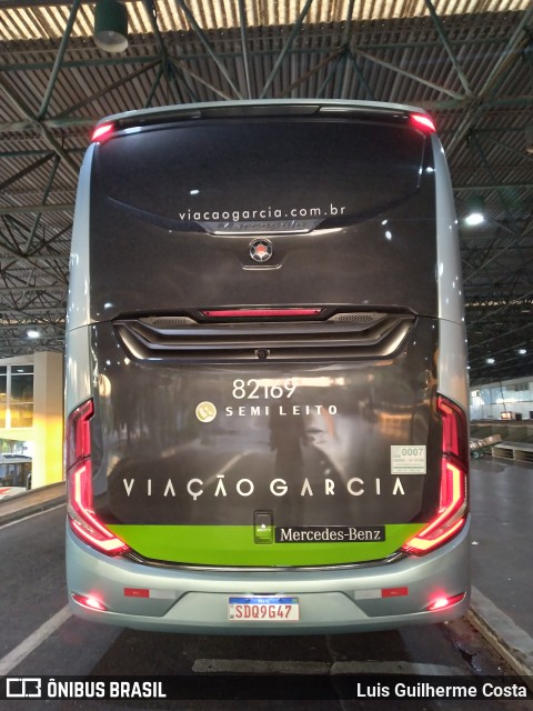 Viação Garcia 82169 na cidade de Bauru, São Paulo, Brasil, por Luis Guilherme Costa. Número da foto: #10361906.